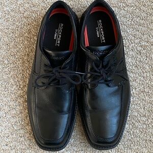 Rockport Men's Black Leather Oxfords